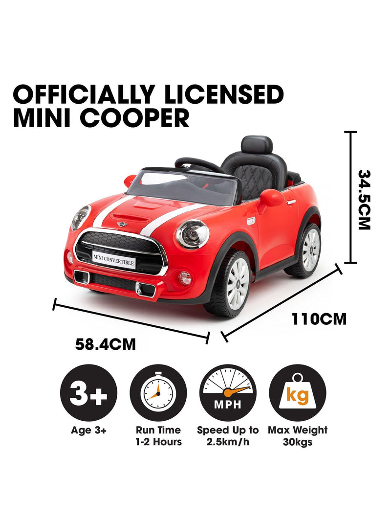 Wilton Bradley Xootz Mini Cooper Convertible Ride On Car, UK version