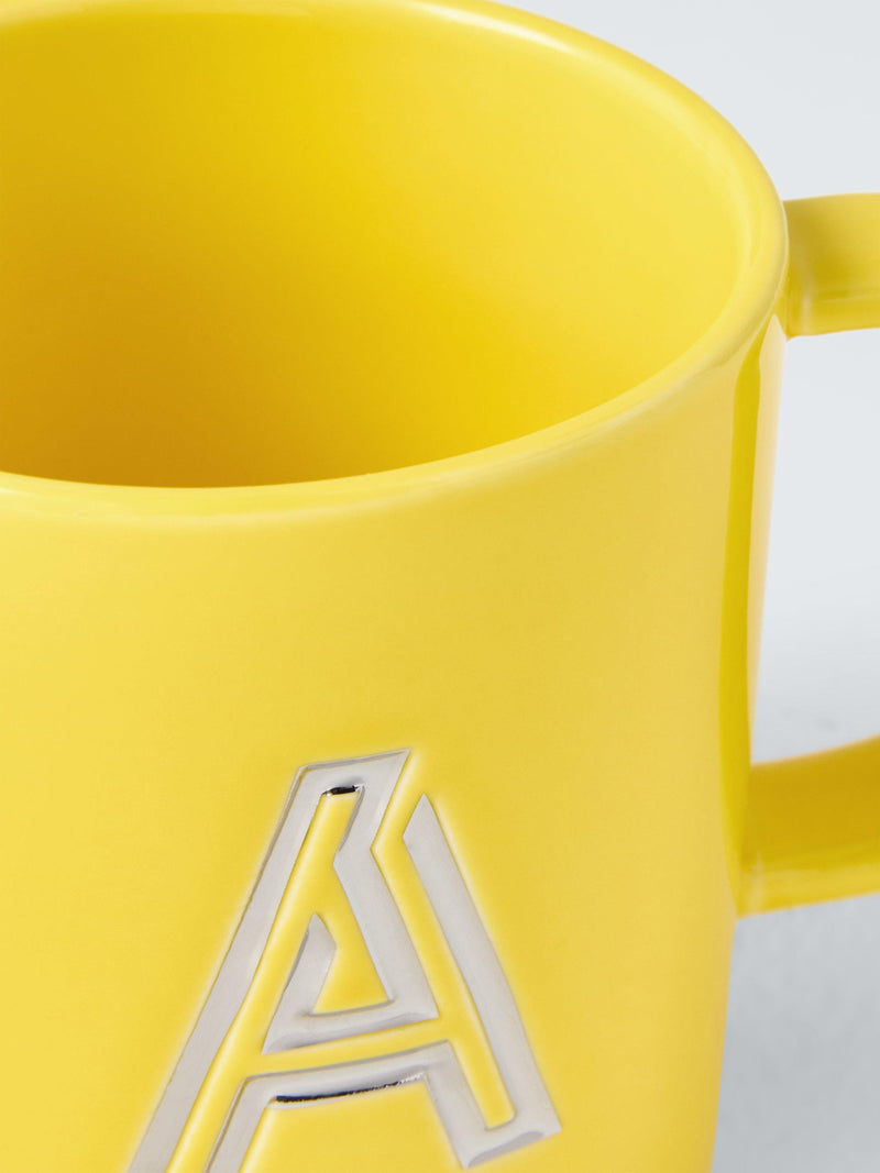 John Lewis embossed alphabet fine china mug 320ml, imported from the UK