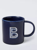 John Lewis Embossed Alphabet Fine China Mug 320ml