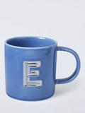 John Lewis Embossed Alphabet Fine China Mug 320ml