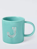 John Lewis Embossed Alphabet Fine China Mug 320ml