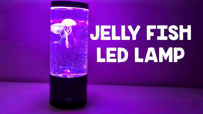 Tinc Jellyfish Lamp Multi with floating jellyfish, UK version