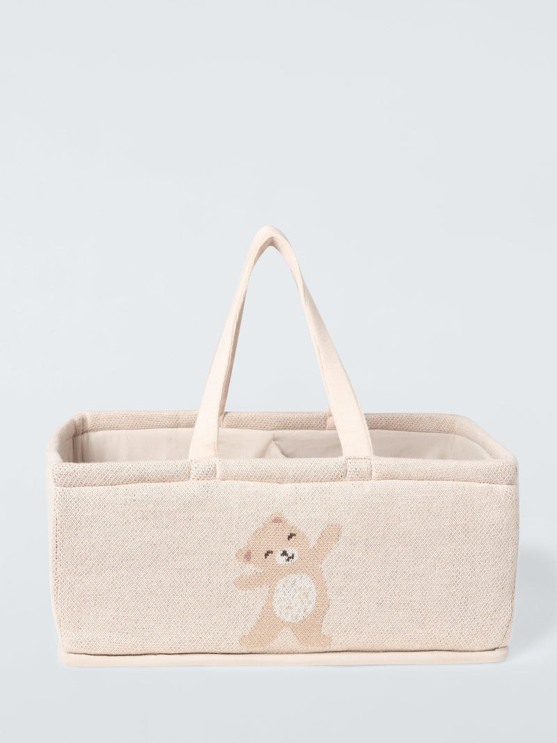John Lewis Daydream Bear nappy caddy in brown, UK version