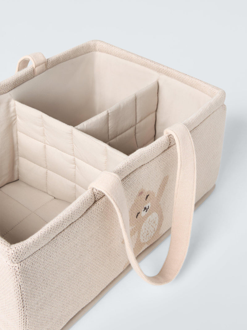 John Lewis Daydream Bear nappy caddy in brown, UK version