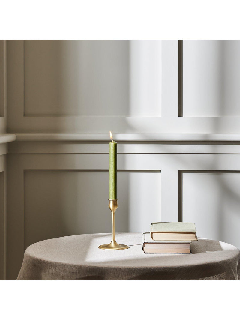 Neptune Heddon large brass candlestick H19cm - British product