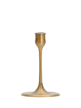 John Lewis Neptune Heddon Tall Candlestick Brass H14cm- Buy online at McGrocer