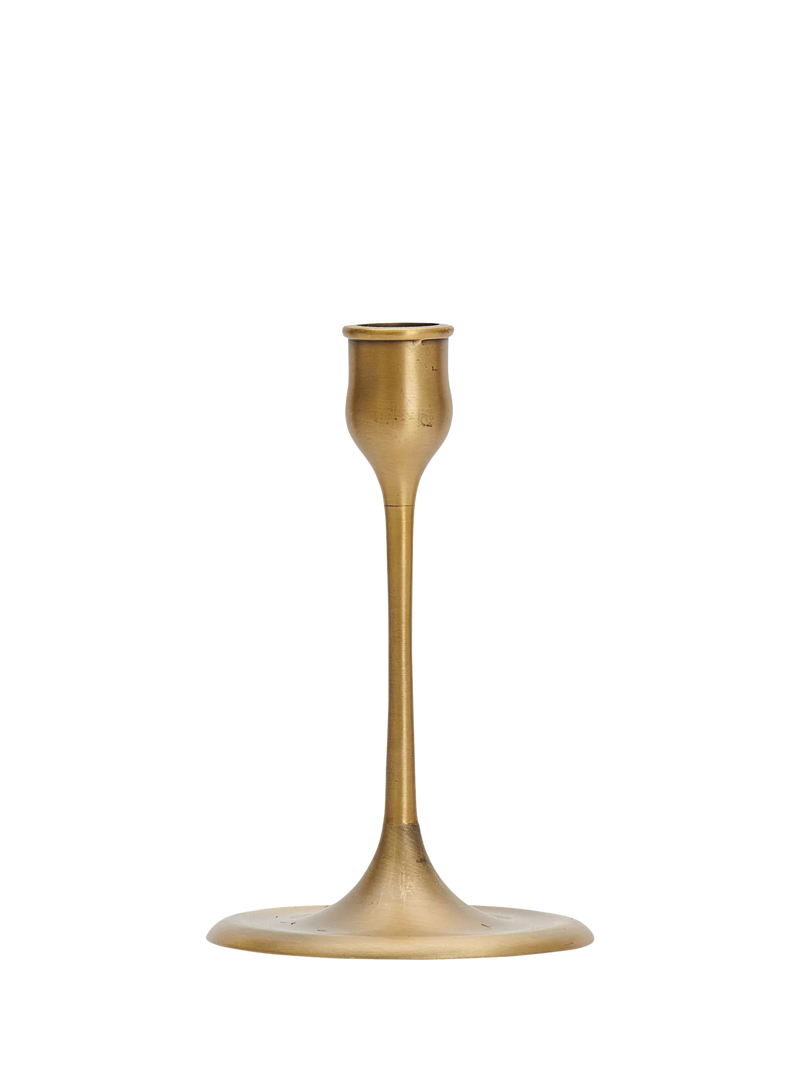 Neptune brass candlestick H14cm, imported from the UK