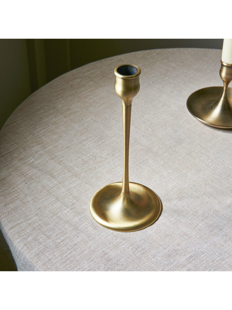 Neptune brass candlestick H14cm, imported from the UK