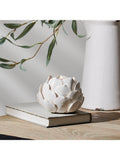 Neptune small stoneware artichoke tealight candle holder off white - British product