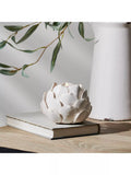 Neptune small stoneware artichoke tealight candle holder off white - British product
