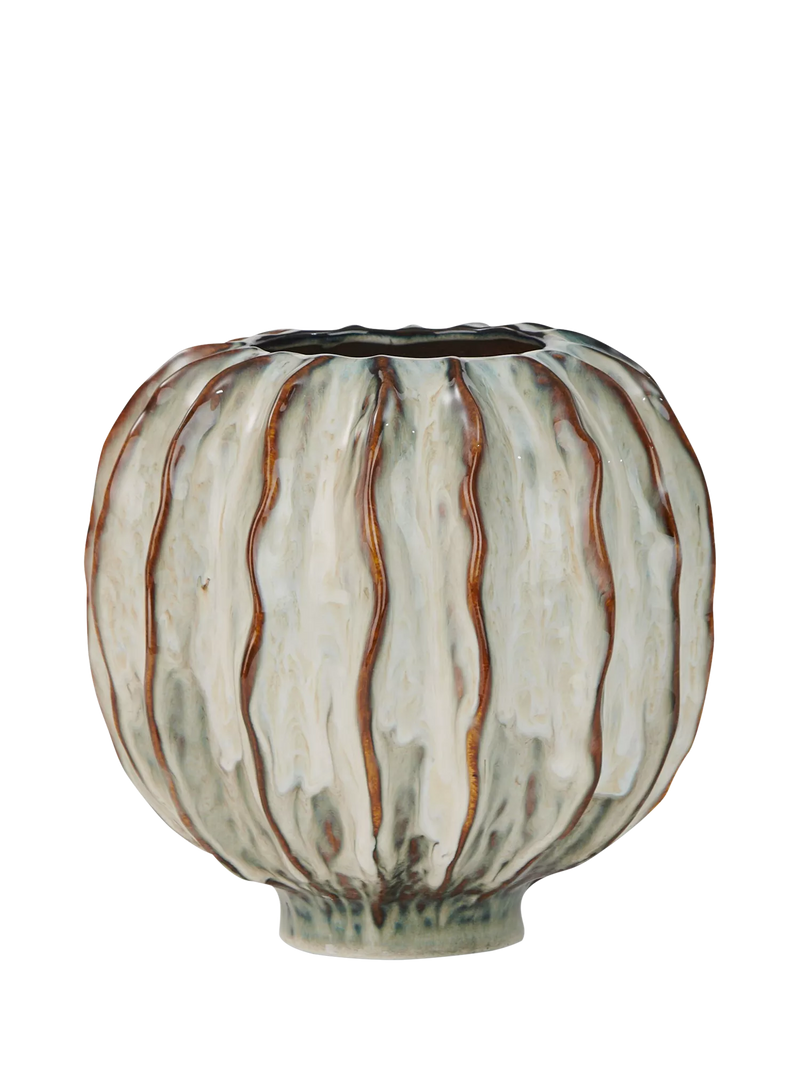 Neptune Lavington stoneware vase H22cm (British brand)