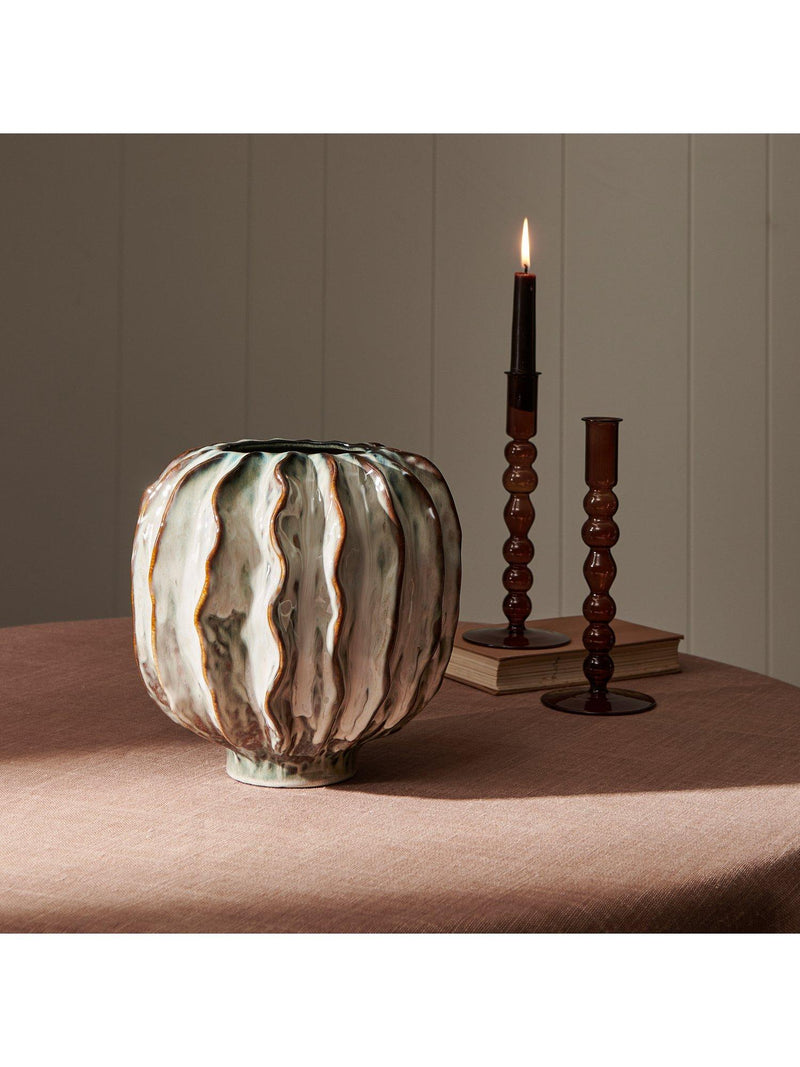 Neptune Lavington stoneware vase H22cm (British brand)