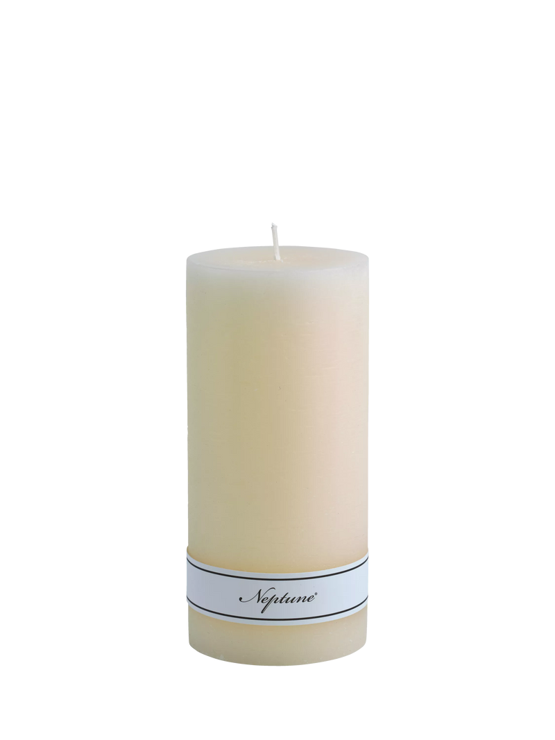 Neptune Blyton Unscented Wax Pillar Candle, 500g, Calico