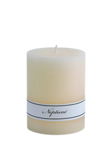 John Lewis Neptune Blyton Unscented Wax Pillar Candle 300g Calico- Buy online at McGrocer