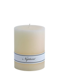 Neptune Blyton unscented wax pillar candle calico 300g (British brand)