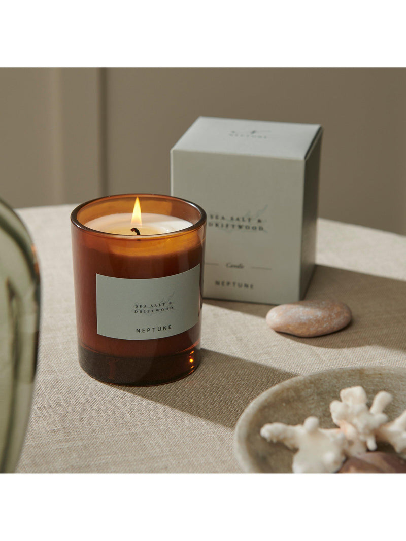 Neptune Sea Salt & Driftwood scented candle 210g - British product
