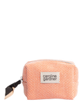 Caroline Gardner mini cosmetic bag orange checks, UK version