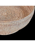 Neptune rattan fruit bowl natural white washed 30cm, UK version