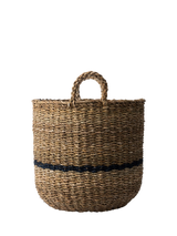 John Lewis Neptune Redford Medium Round Woven Seagrass Basket- Buy online at McGrocer
