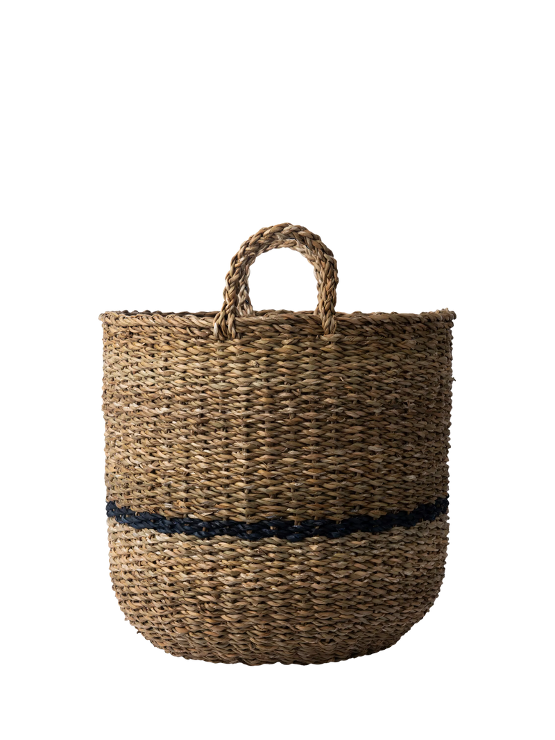 Neptune Redford medium round woven seagrass basket - British product