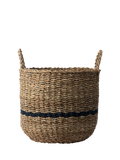 Neptune round seagrass basket natural small, imported from the UK
