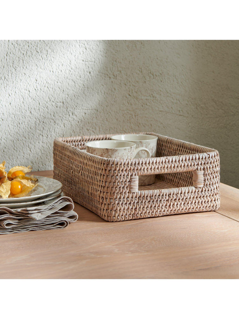 Neptune small rattan box tray, UK version