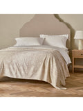 Neptune Etta reversible cotton bedspread natural cream - British product