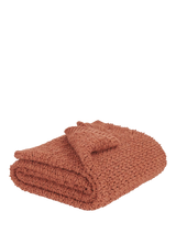 John Lewis Neptune Hetton Throw, Rust- Buy online at McGrocer