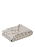 Neptune Sudbury Merino wool throw in natural taupe (British brand)
