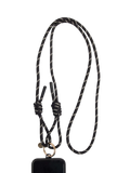 Caroline Gardner cord phone strap black (British brand)