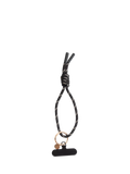 Caroline Gardner cord phone strap black (British brand)