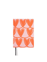 John Lewis Caroline Gardner A5 Linked Hearts Notebook, Pink- Buy online at McGrocer