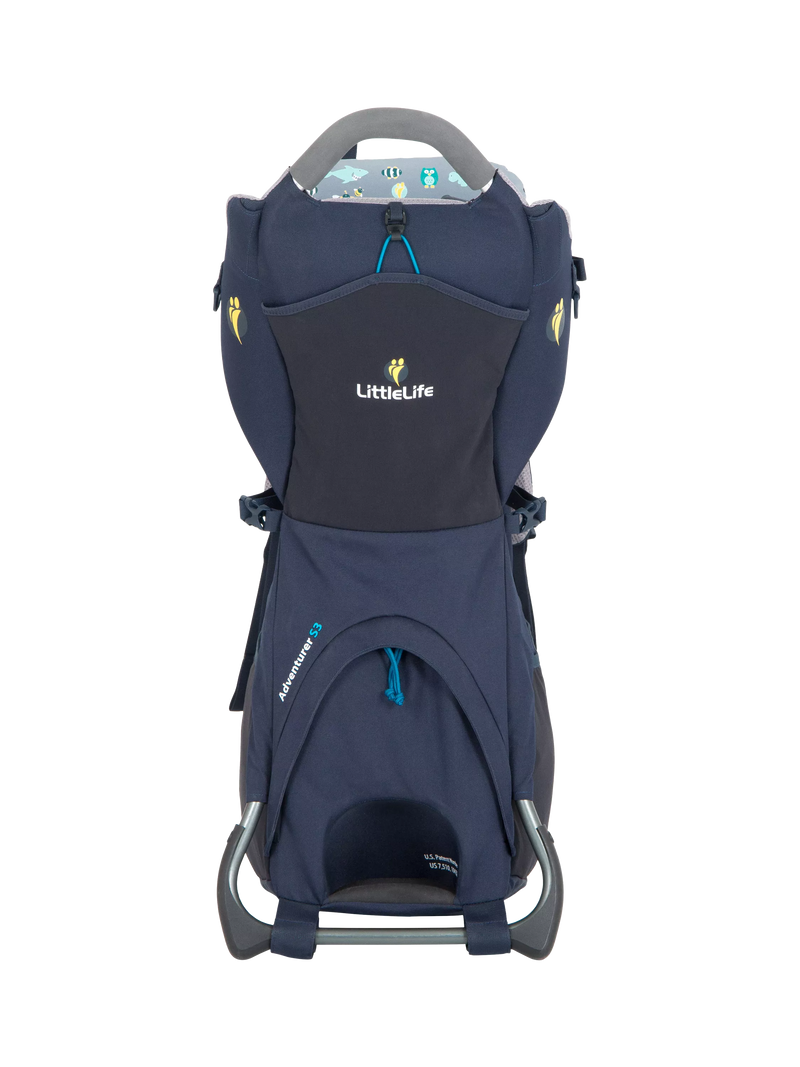 LittleLife Adventurer S3 back carrier navy, imported from the UK