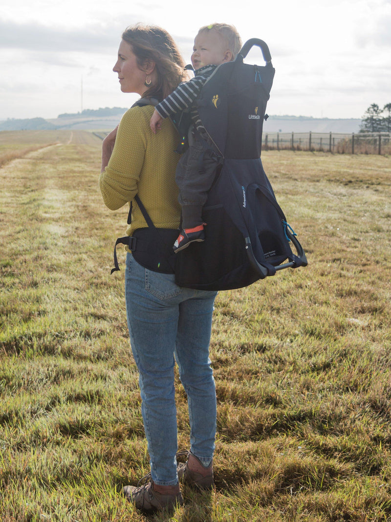 LittleLife Adventurer S3 back carrier navy, imported from the UK