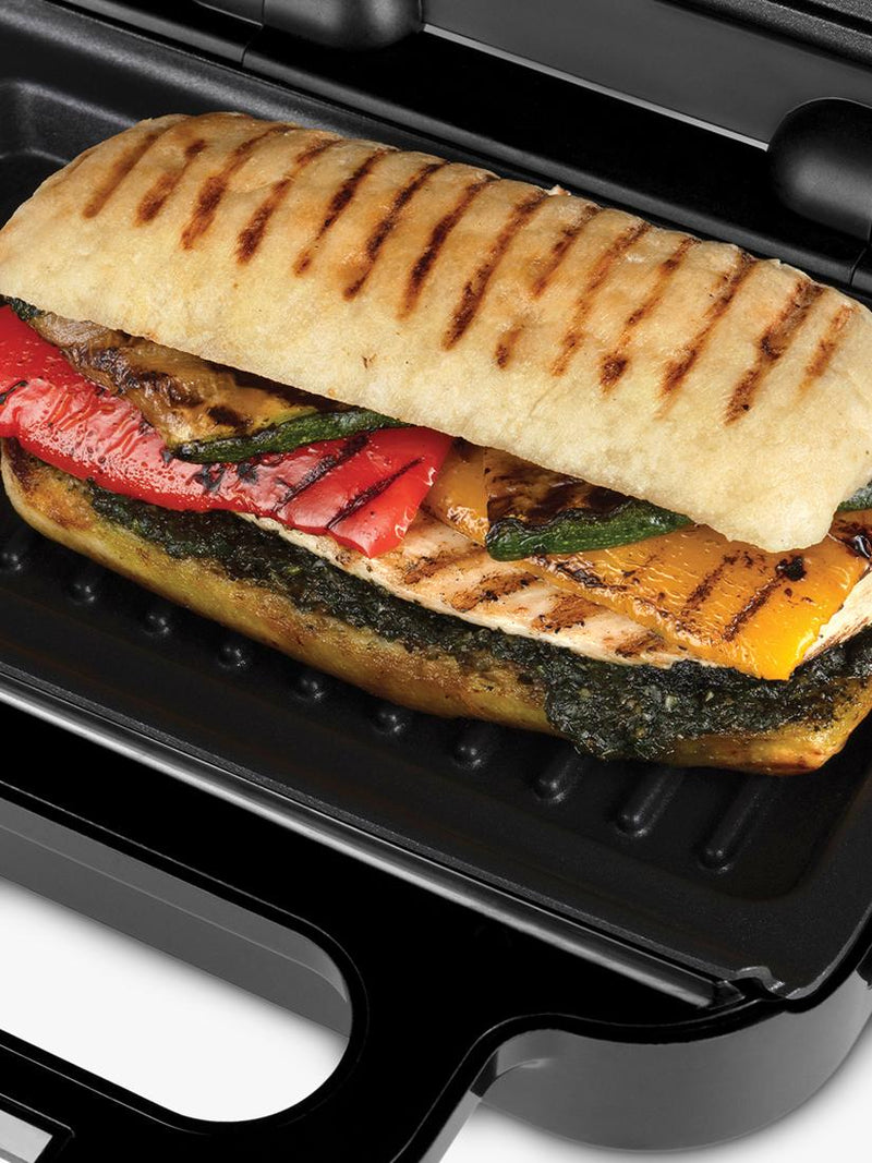 Russell Hobbs 3-in-1 sandwich panini waffle maker black silver - British product
