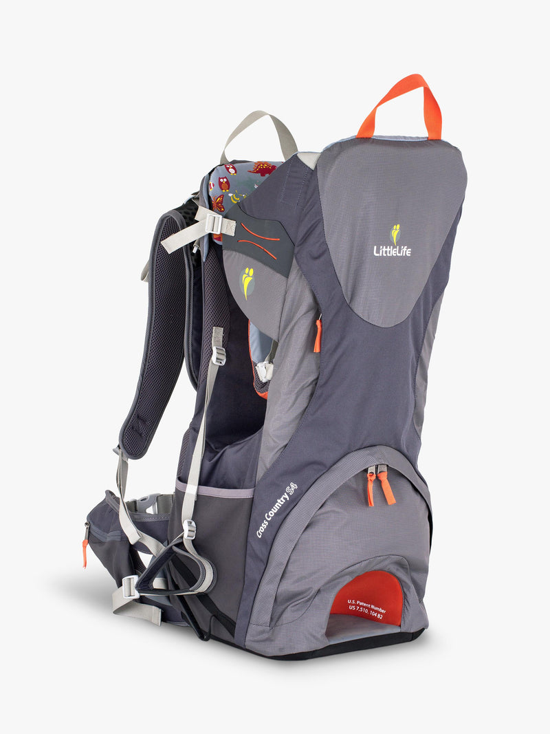 LittleLife Cross Country S4 child back carrier grey (British brand)
