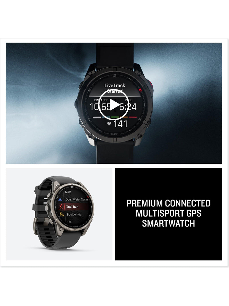 Garmin fnix 8 Pro AMOLED multisport smartwatch Graphite British product