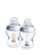 John Lewis Tommee Tippee Natural Start Anti-Colic Baby Bottle, Blue, Pack of 2, 260ml- Buy online at McGrocer