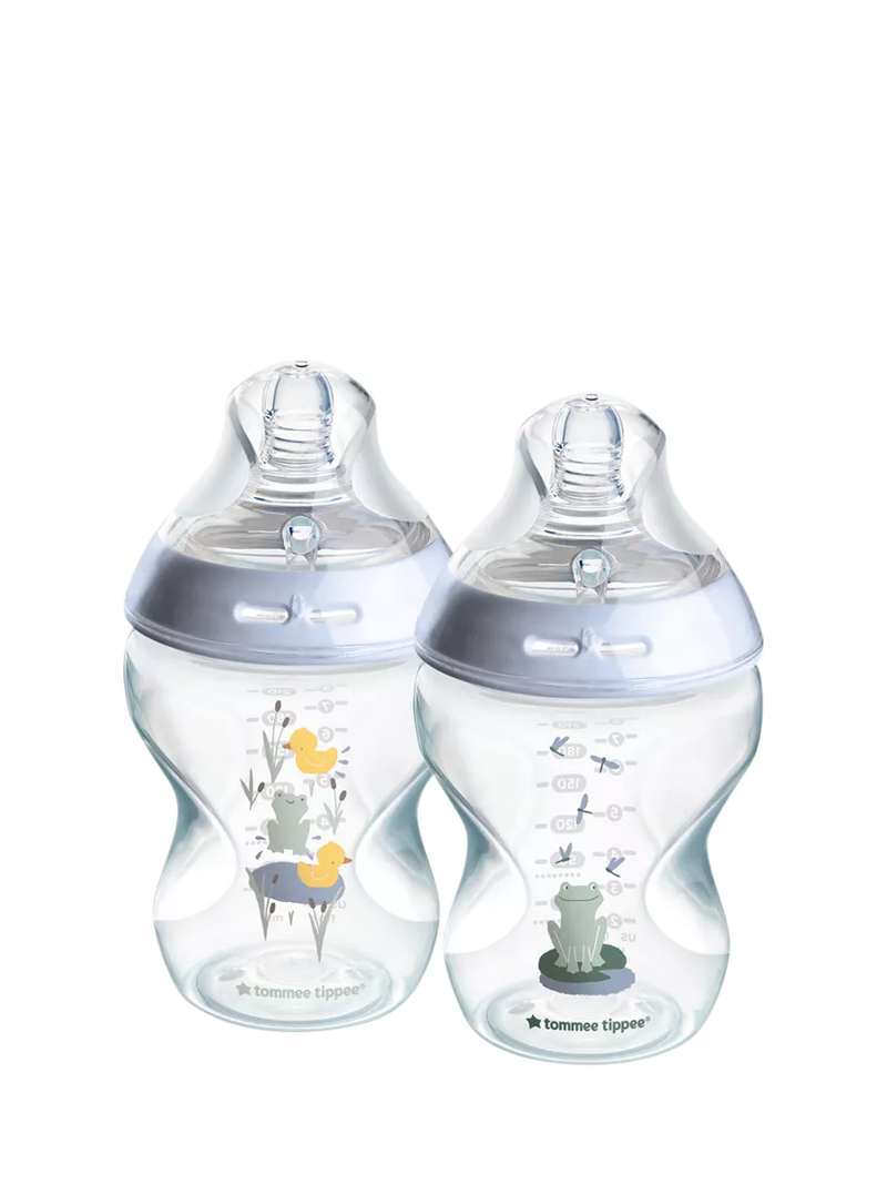 Tommee Tippee anti-colic baby bottle 260ml pack of 2, imported from the UK