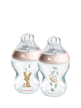 John Lewis Tommee Tippee Natural Start Anti-Colic Baby Bottle Pack of 2 Pink 260ml- Buy online at McGrocer