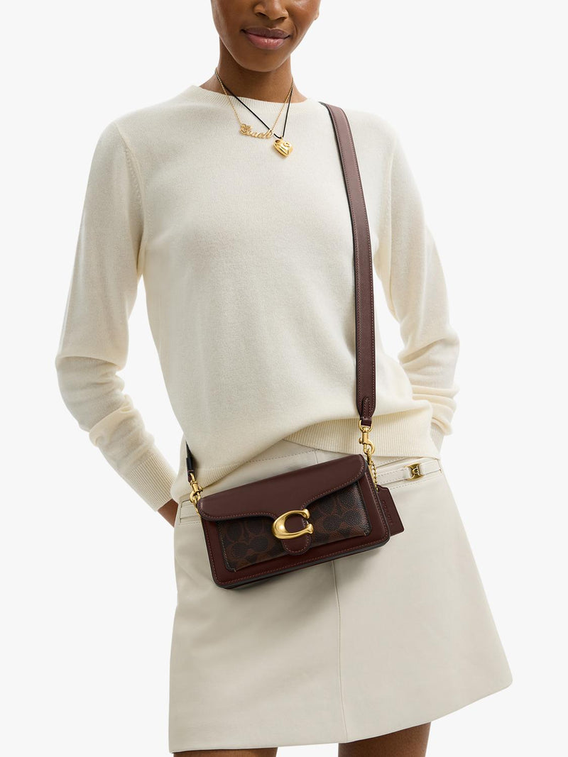 Coach Tabby shoulder bag Signature Maple petite 20, UK version