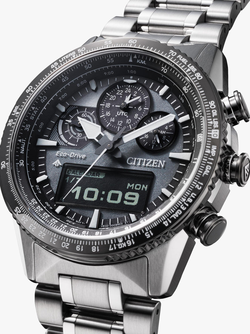 Citizen Promaster Skyhawk chronograph watch 43mm, UK version