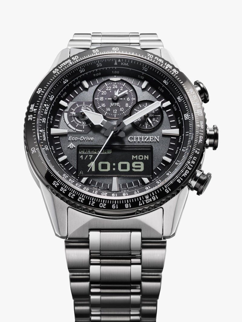 Citizen Promaster Skyhawk chronograph watch 43mm, UK version