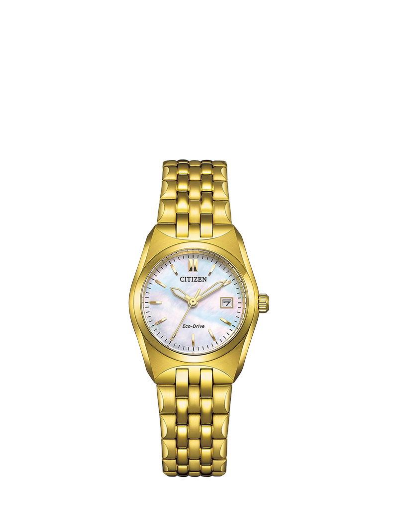 Citizen Eco-Drive gold-tone women's watch (British brand)