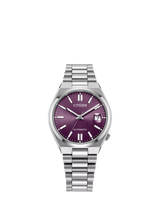 John Lewis Citizen Men's Tsuyosa Automatic Watch, Purple Dial- Buy online at McGrocer
