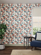 John Lewis John Lewis x Sanderson Boxwood Wallpaper, Alum/Indigo, 10.05m x 52cm- Buy online at McGrocer