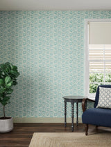 John Lewis John Lewis x Sanderson Frisk Wallpaper, Dove Blue, H10.05 x W52cm- Buy online at McGrocer