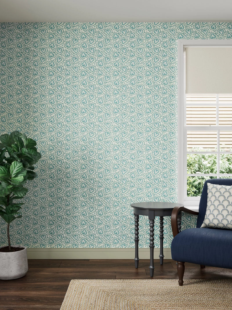 John Lewis Sanderson Frisk wallpaper dove blue - British product