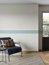 John Lewis John Lewis x Sanderson Frisk Stripe Wallpaper Border Caneel 10.05m x 10cm- Buy online at McGrocer