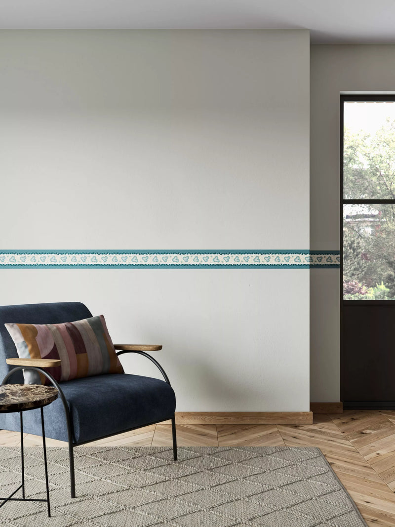 John Lewis x Sanderson wallpaper border Frisk Stripe Caneel 10.05m x 10cm - British product